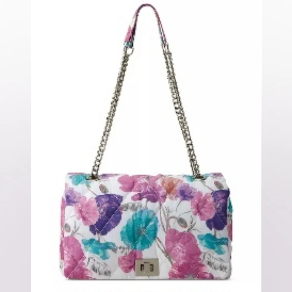 ⬇️🎉HOST PICK🎉 INC International Concepts Soft Ajae Floral Chain Strap Bag